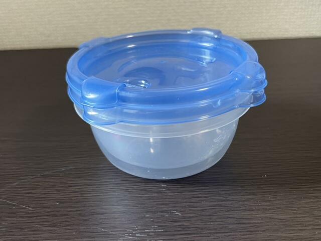 【キチントさん　ごはん冷凍保存容器】きれいに重ねてコンパクトになるので、収納もラク