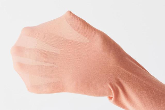 UVカット絹混薄手ショート