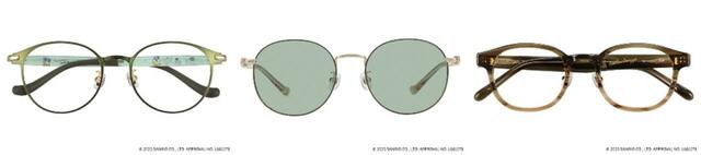 【Zoff×はぴだんぶい】けろけろけろっぴ モデル／元気なイメージのグリーンベースに葉っぱの傘がワンポイント