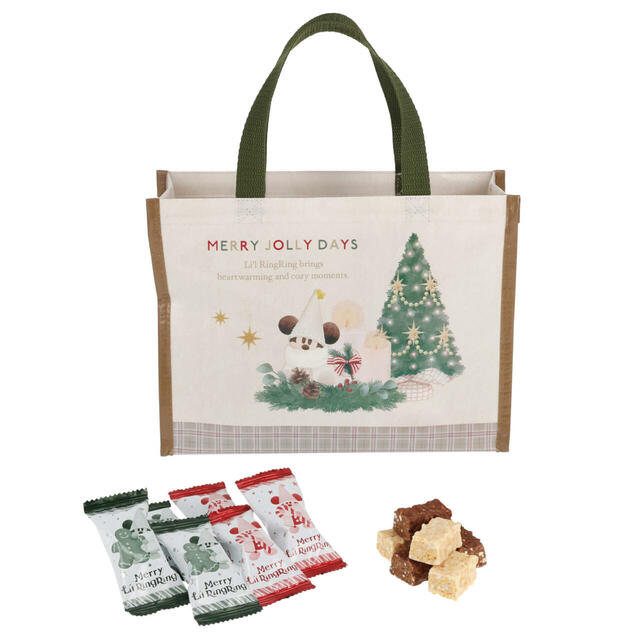 アーモンドチョコレートバー 1,800円|東京ディズニーリゾート「ディズニー・クリスマス」クリスマスの妖精“リルリンリン”のグッズ|販売店舗:東京ディズニーランド「ワールドバザール・コンフェクショナリー」、東京ディズニーシー「ガッレリーア・ディズニー」|発売日:2024年11月8日(金)