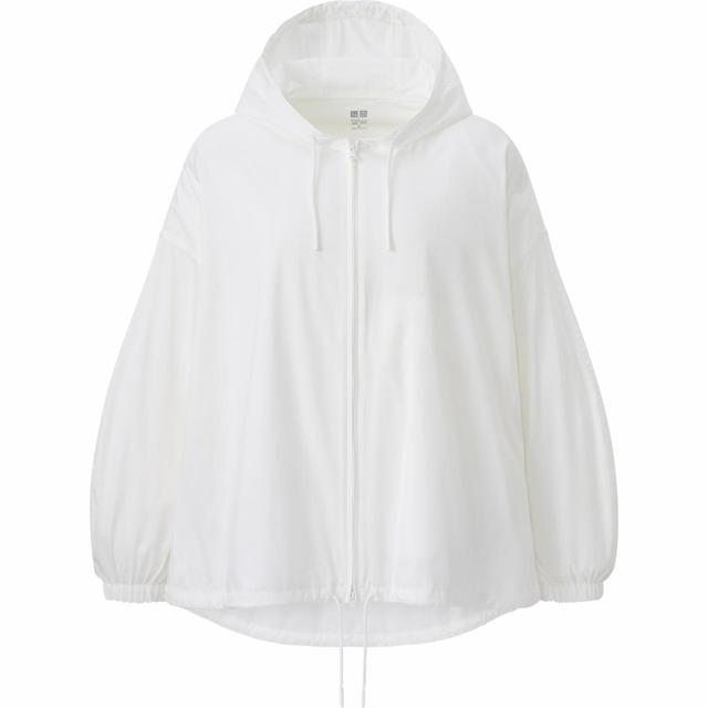 【UNIQLO（ユニクロ） × Theory（セオリー） コラボレーション第二弾】ポケッタブルUVカットオーバーサイズパーカ