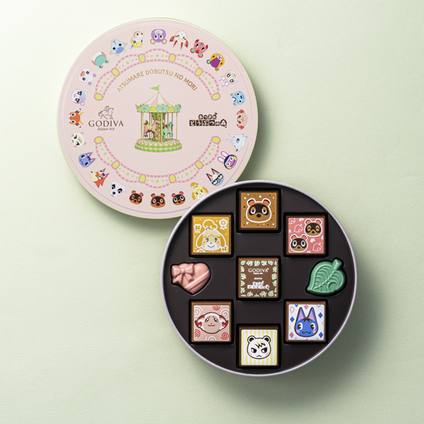 ゴディバ meets あつまれ どうぶつの森 アソートメント (9粒入)