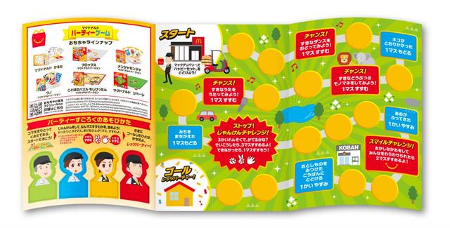 週末プレゼント：マクドナルド パーティーすごろく_中ページ