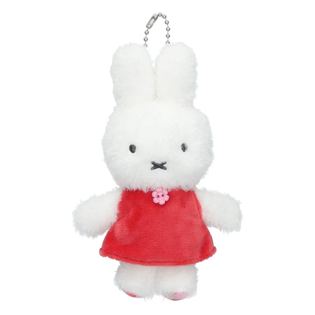 【ミッフィー／Flower Miffy Pop-Up Marche】Flower Miffy ほわほわマスコット カーネーションレッド　2,970円／おひとりさま2個までの購入制限有り！