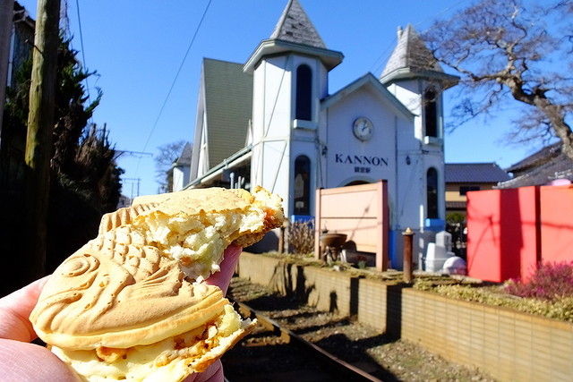 千葉鉄道旅／銚子「観音駅」の『金目焼き』
