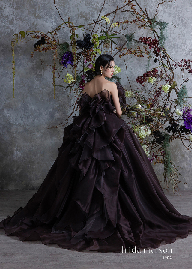 クラウディア｜「Irida maison（イリーダメゾン）」新作ウェディングドレス｜IM-0047_Brown