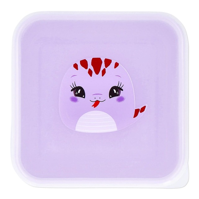 【フライングタイガー】「フードコンテナ」の蓋にはかわいいヘビのイラスト