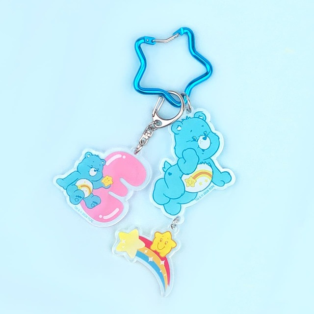 【ケアベア「FLUFFY LAND」】バッグにお気に入りのチャームやキーホルダーを複数つける「ジャラジャラ付け」ができるチャームを販売