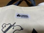 【リンネル2023年5月号　SNOOPY/LOGOS[スヌーピー／ロゴス]便利サイズの保冷巾着＆トートバッグ】LOGOSのタグ付き