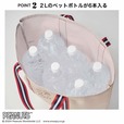 【steady. 2024年8月号　スヌーピーの大容量ビッグトート】2Lのペットボトルが6本入る