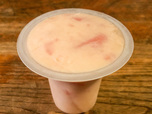 【無印良品　凍らせて食べるあまおう&ヨーグルト味】ほのかなピンク色が可愛い&美味しそう