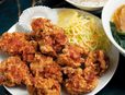 ニュー上海 唐揚げ定食 1200円