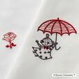 刺繍ボイルカーテン・アンブレラ「ムーミン」
