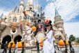 シンデレラ城裏のフォトロケーション｜東京ディズニーランド「ディズニー・ハロウィーン」2018年