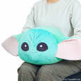 【スターウォーズ「グローグー ハンドインクッション」】大きな耳の裏には手を入れるふかふかのスペースが！