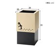 【ベルメゾン】Suicaのペンギン 袋を隠せるカバー付きダストボックス