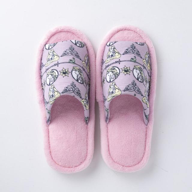 ディズニー外縫いスリッパ＜ラプンツェル＞