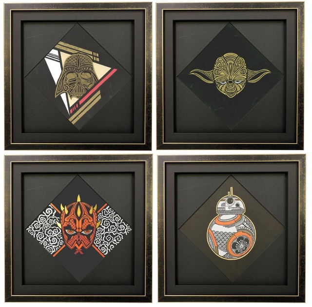 『スター・ウォーズ 浮世絵木版画』4種