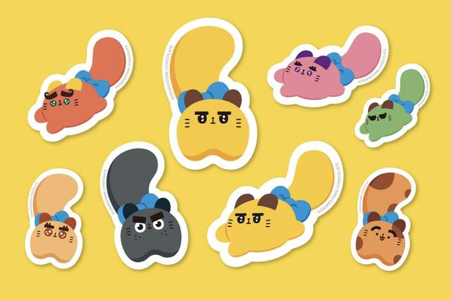 クラフトクッキー購入で、全15種類のキャラクターステッカーをランダムでプレゼント予定【東京ばにゃ奈クッキーズ】