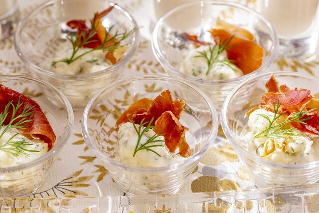 フィンランド風ポテトサラダ【コンラッド東京「北欧のストロベリー・セレブレーション・スイーツビュッフェ」】