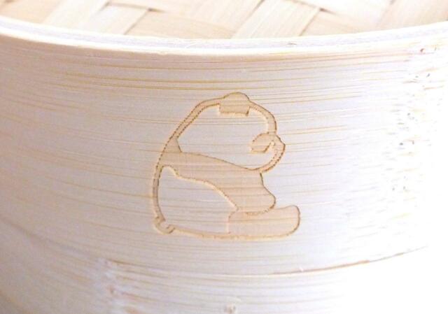 【カルディ　パンダナンダ蒸籠】お座りパンダもいます