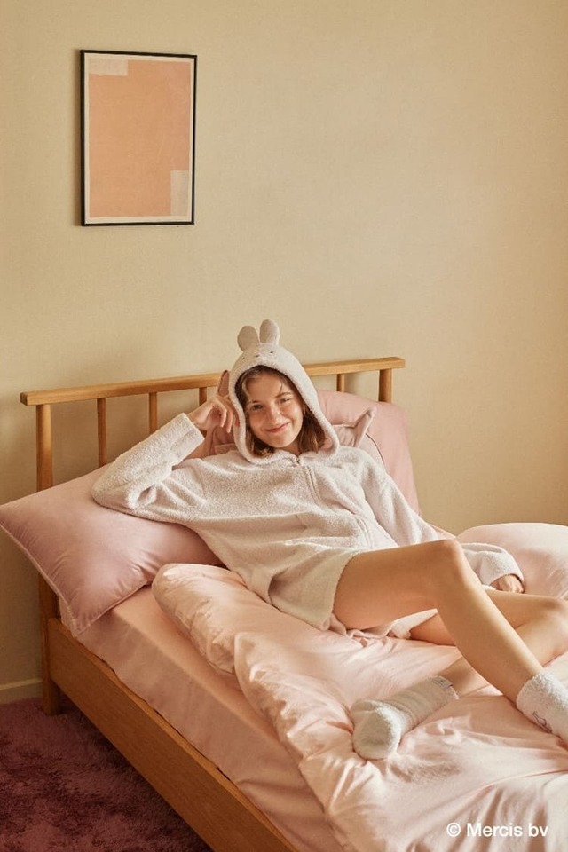 【gelato pique×ミッフィー】「【Dick Bruna】ベビモコパーカ&ショートパンツセット」￥16,720