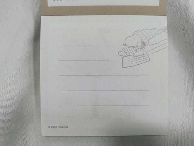 裏面には罫線入りで、ちょっとしたメモや手紙を書くのにも役立ちます