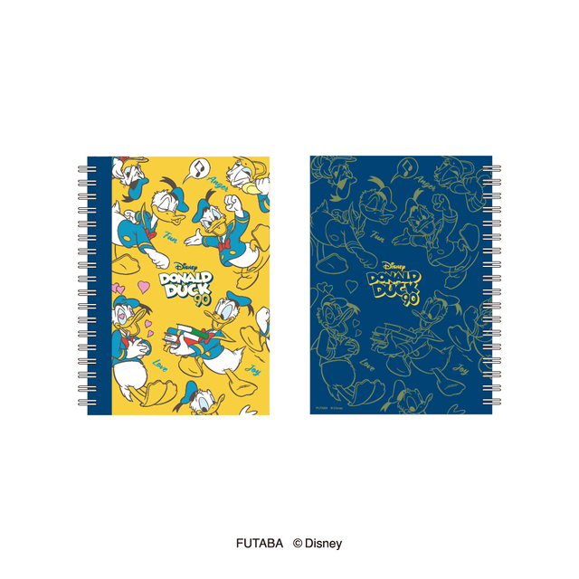 A5リングノート 770円｜郵便局「ドナルドダック90th喜怒愛楽ステーショナリー」