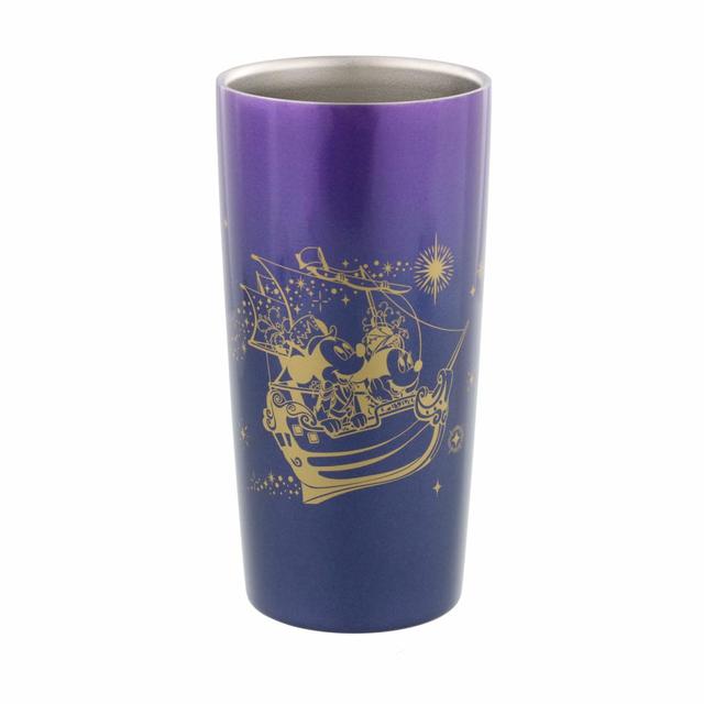 タンブラー 2,500円|サイズ:直径約8×高さ約15cm、容量:440㎖|販売店舗:東京ディズニーシー「エンポーリオ」|ビリーヴ!~シー・オブ・ドリームス~の世界観がデザインされたグッズ