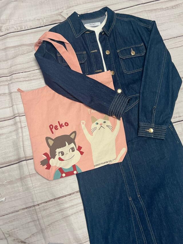 デニムに合わせてもかわいい！