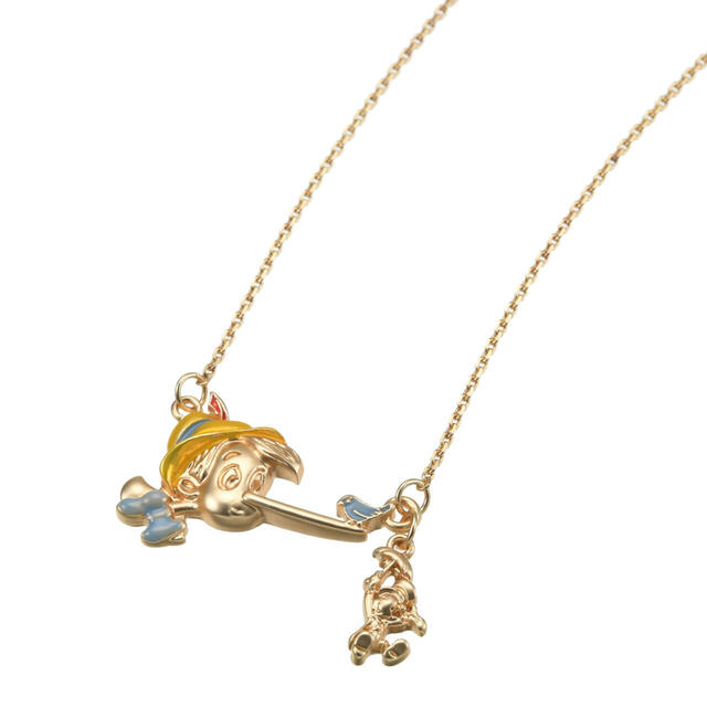 ピノキオ＆ジミニー・クリケット ネックレス Pinocchio Story Collection 2,500円