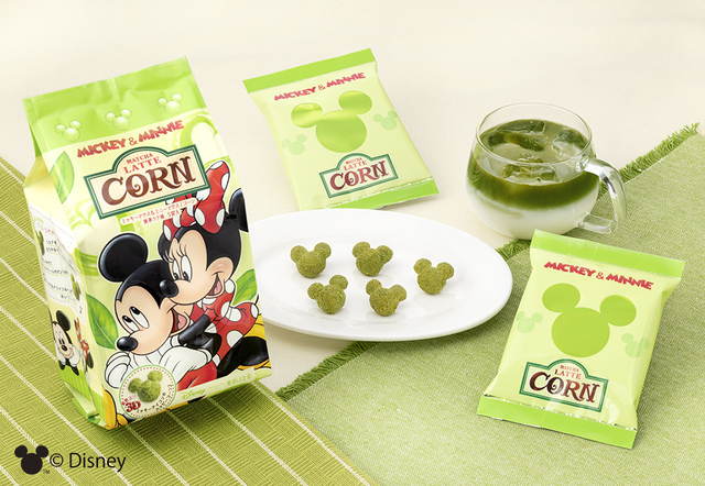 ミッキーマウス&ミニーマウス/コーン 抹茶ラテ味