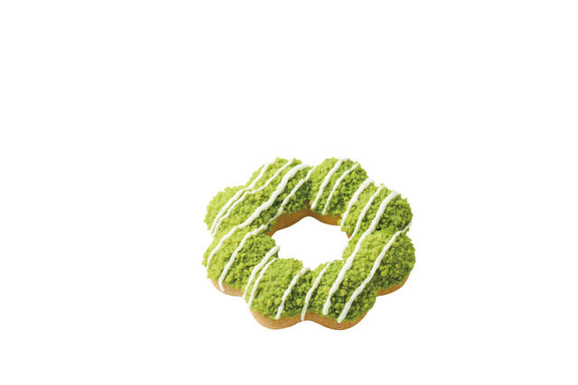 ポン・デ・ザク宇治抹茶ミルク風　テイクアウト　259円・イートイン264円【ミスタードーナツの宇治抹茶ドーナツシリーズ】