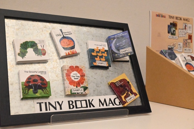 【エリック・カール展　はじまりは、はらぺこあおむし】絵本型のマグネットなどおしゃれなアイテムもありました！