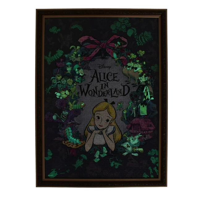ふしぎの国のアリス ジグソーパズル 500ピース 蓄光 DISNEY ALICE IN WONDERLAND 75TH ANNIVERSARY 3,000円