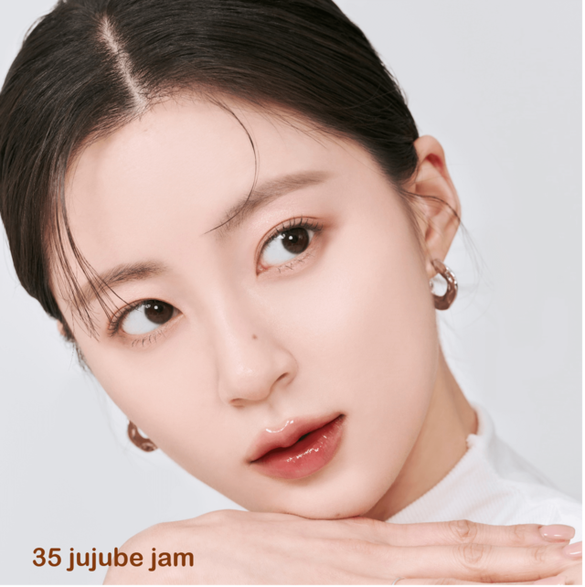 ★日本限定カラー「#35 bare jujube jam」熟した柿のような深みのあるレッドブラウンカラー【rom&nd(ロムアンド)】ジューシーラスティングティント:1,320円(税込)