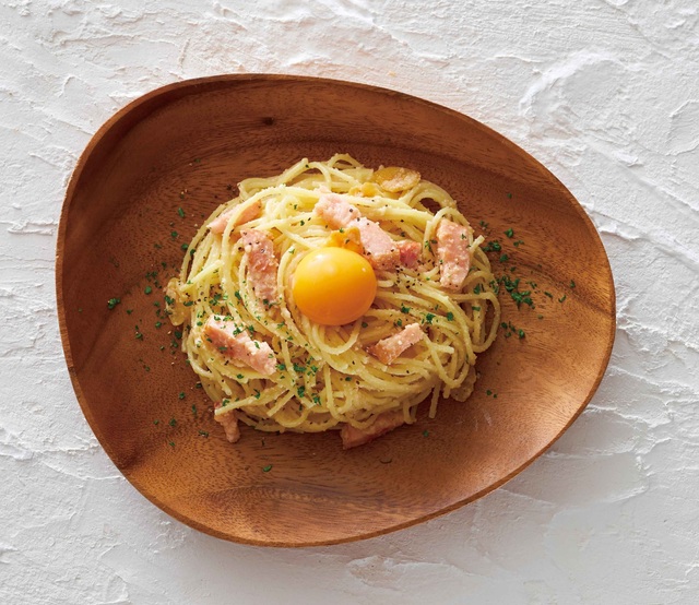 クリームチーズめんたいでパスタ。