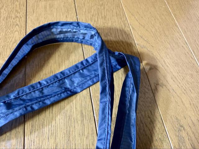 【無印良品 ナイロン買い物バッグショルダー】便利な長めの持ち手