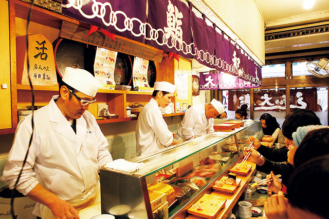 大和寿司（築地市場 場内） 内観