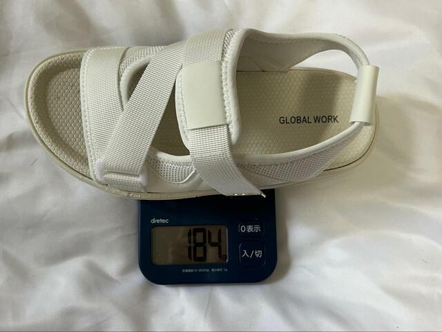 【GLOBAL WORK エアかるベルトスニーカーサンダル】片足なんと約184g！まさに“空気のように軽い”がキャッチコピーのシリーズです