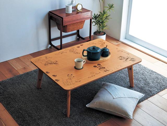 国産天然木を使ったデザイン天板こたつ