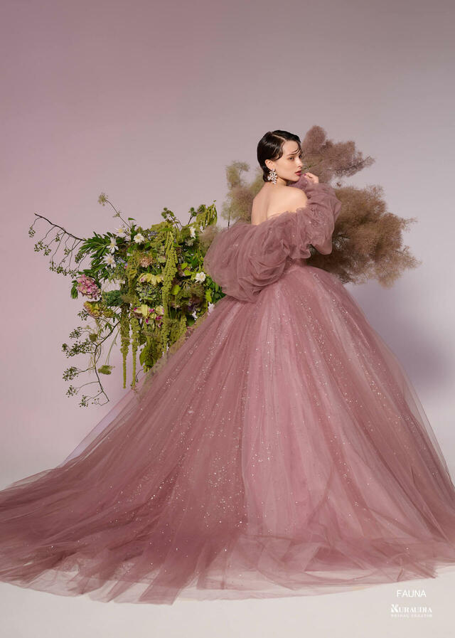 「Irida maison(イリーダメゾン)」新作ウェディングドレス IM-0036_Pink