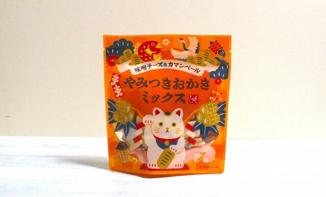 【カルディ】もへじ　やみつきおかきミックス（味噌チーズ＆カマンベール）　60g　通常価格 289円