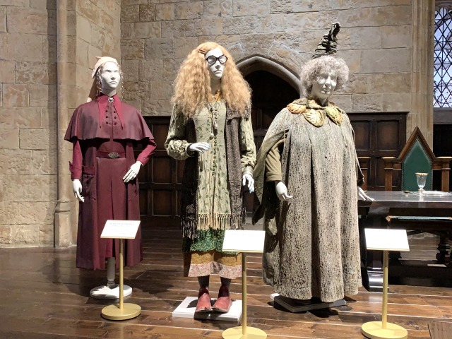 左からマダムポンフリー、トレロニー先生、ポモーナ、スプラウト教授