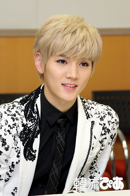 NU'ESTレン　「韓流ぴあ」取材の様子