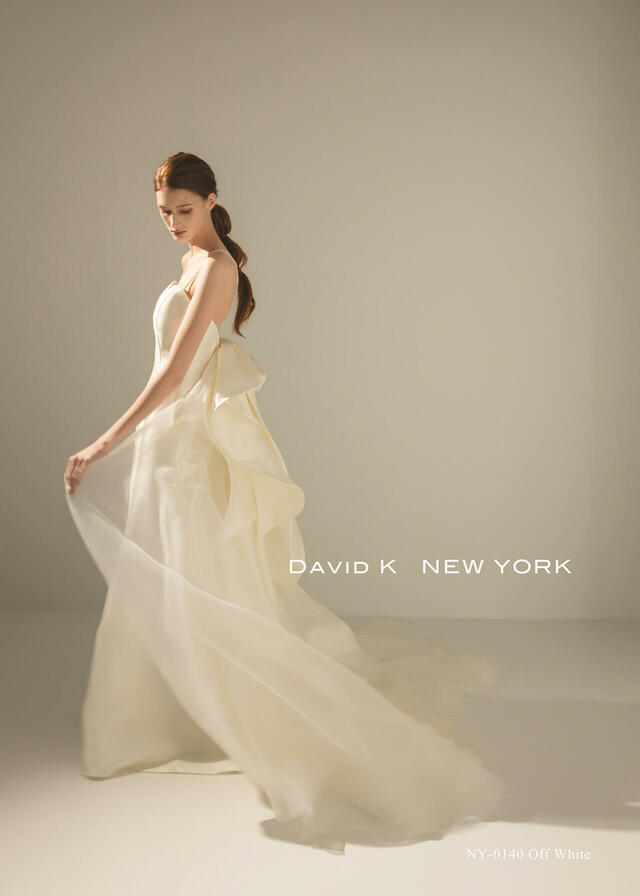 クラウディア「DAVID K NEW YORK(デヴィッド ケイ ニューヨーク)」新作ウェディングドレス