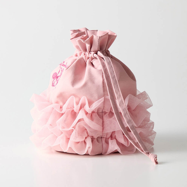 チュール巾着ポーチ「ミニー&デイジー」|¥3,490 (税込)