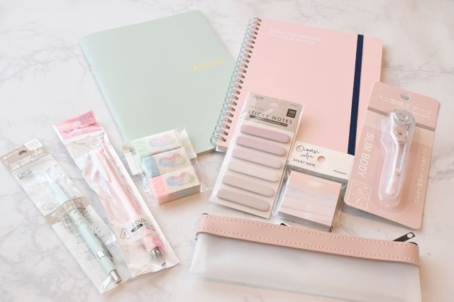 【淡色文具特集／セリア】全部110円！セリアで見つけたプチプラ文具です