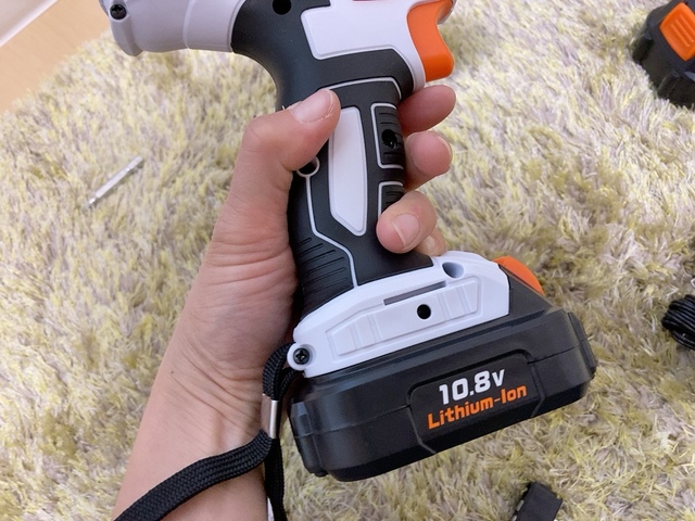 【アイリスオーヤマ 充電式ドライバドリル JCD28-C】操作性も◎！操作しやすい