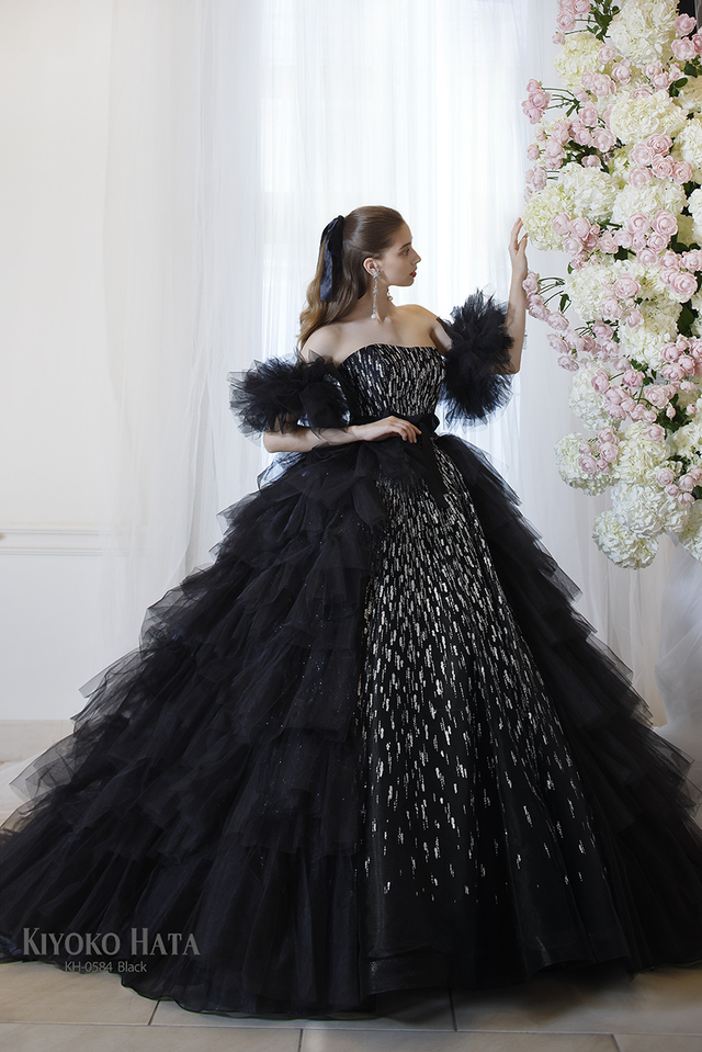 KIYOKO HATA（キヨコハタ）新作ウェディングドレス　KH-0584_Black